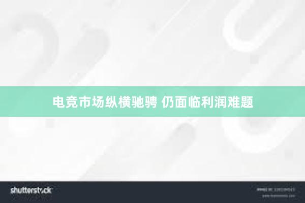 电竞市场纵横驰骋 仍面临利润难题